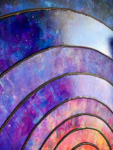 Load image into Gallery viewer, The New Dawn Blooms As We Free It . Original Light Reactive Painting