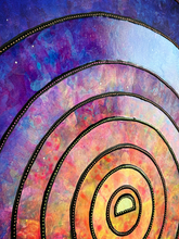 Load image into Gallery viewer, The New Dawn Blooms As We Free It . Original Light Reactive Painting