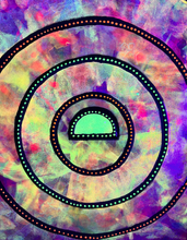 Load image into Gallery viewer, The New Dawn Blooms As We Free It . Original Light Reactive Painting