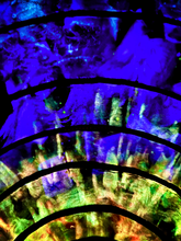 Load image into Gallery viewer, The New Dawn Blooms As We Free It . Original Light Reactive Painting