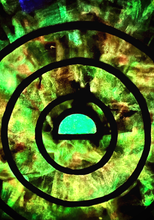 Load image into Gallery viewer, The New Dawn Blooms As We Free It . Original Light Reactive Painting