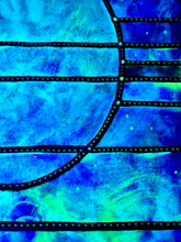 Load image into Gallery viewer, For There Is Always Light . Original Light Reactive Painting