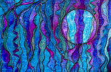 Load image into Gallery viewer, Submerged . Original Light Reactive Painting