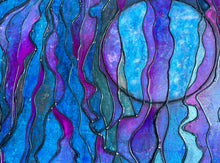 Load image into Gallery viewer, Submerged . Original Light Reactive Painting