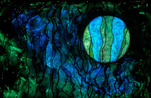 Load image into Gallery viewer, Submerged . Original Light Reactive Painting