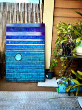 Load image into Gallery viewer, Rising Over Water . Original Light Reactive Painting