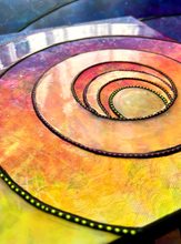 Load image into Gallery viewer, Rise and Shine . Original Light Reactive Painting