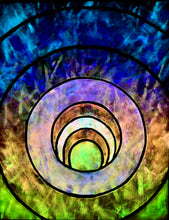 Load image into Gallery viewer, Rise and Shine . Original Light Reactive Painting