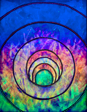 Load image into Gallery viewer, Rise and Shine . Original Light Reactive Painting