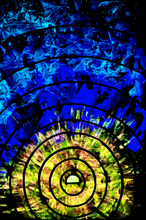 Load image into Gallery viewer, The New Dawn Blooms As We Free It . Original Light Reactive Painting