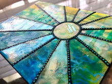 Load image into Gallery viewer, Cosmic Direction . Original Light Reactive Painting . 2021