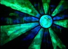 Load image into Gallery viewer, Cosmic Direction . Original Light Reactive Painting . 2021