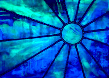 Load image into Gallery viewer, Cosmic Direction . Original Light Reactive Painting . 2021