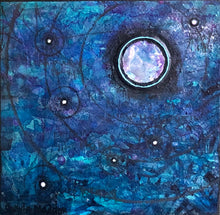 Load image into Gallery viewer, Lone Moon - Original Light Reactive Painting