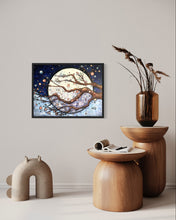 Load image into Gallery viewer, Sakura Moon Print