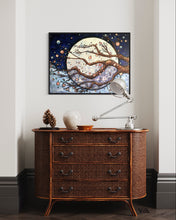 Load image into Gallery viewer, Sakura Moon Print