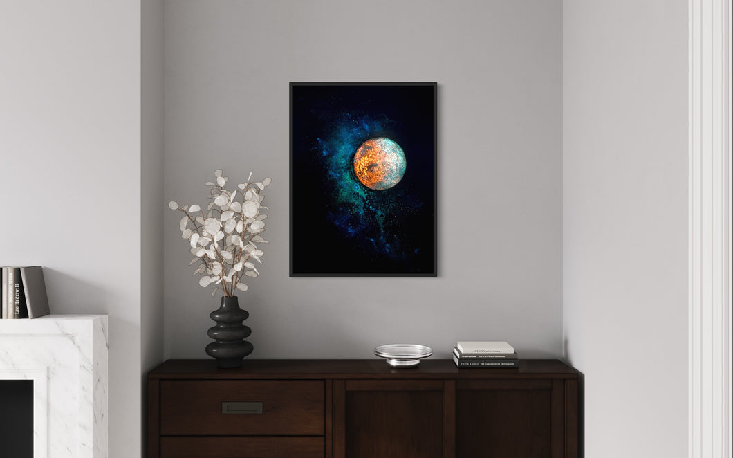 Mars and Luna Print