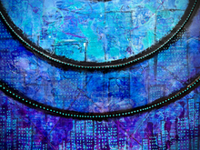 Load image into Gallery viewer, Time Loop - Original Light Reactive Painting