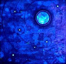 Load image into Gallery viewer, Lone Moon - Original Light Reactive Painting